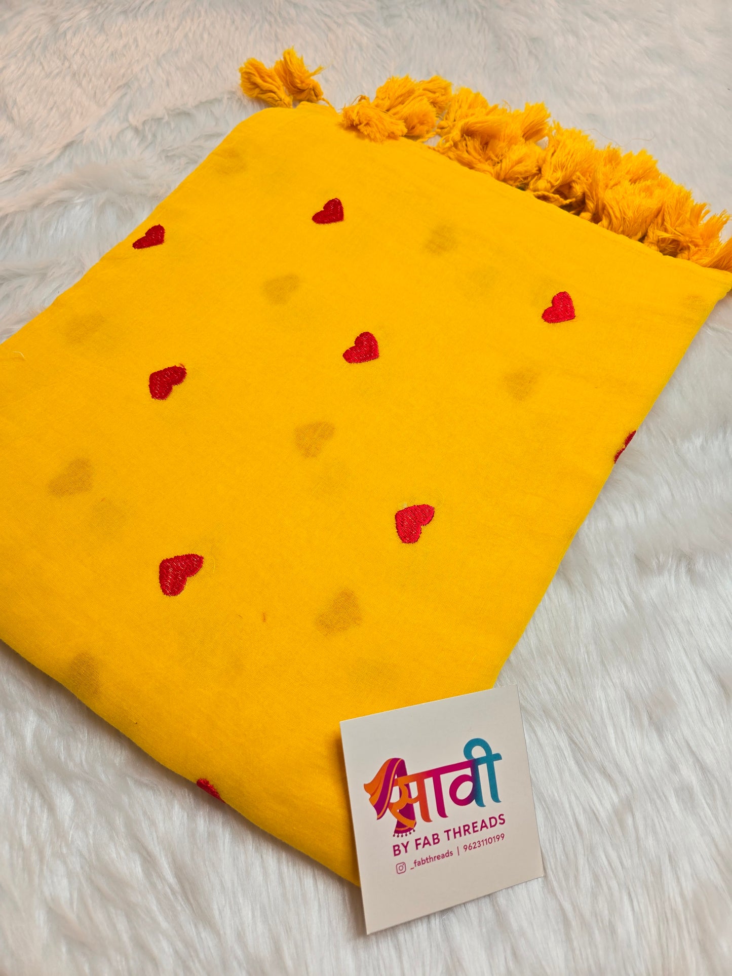 Little Heart Saree Mul Cotton Saree