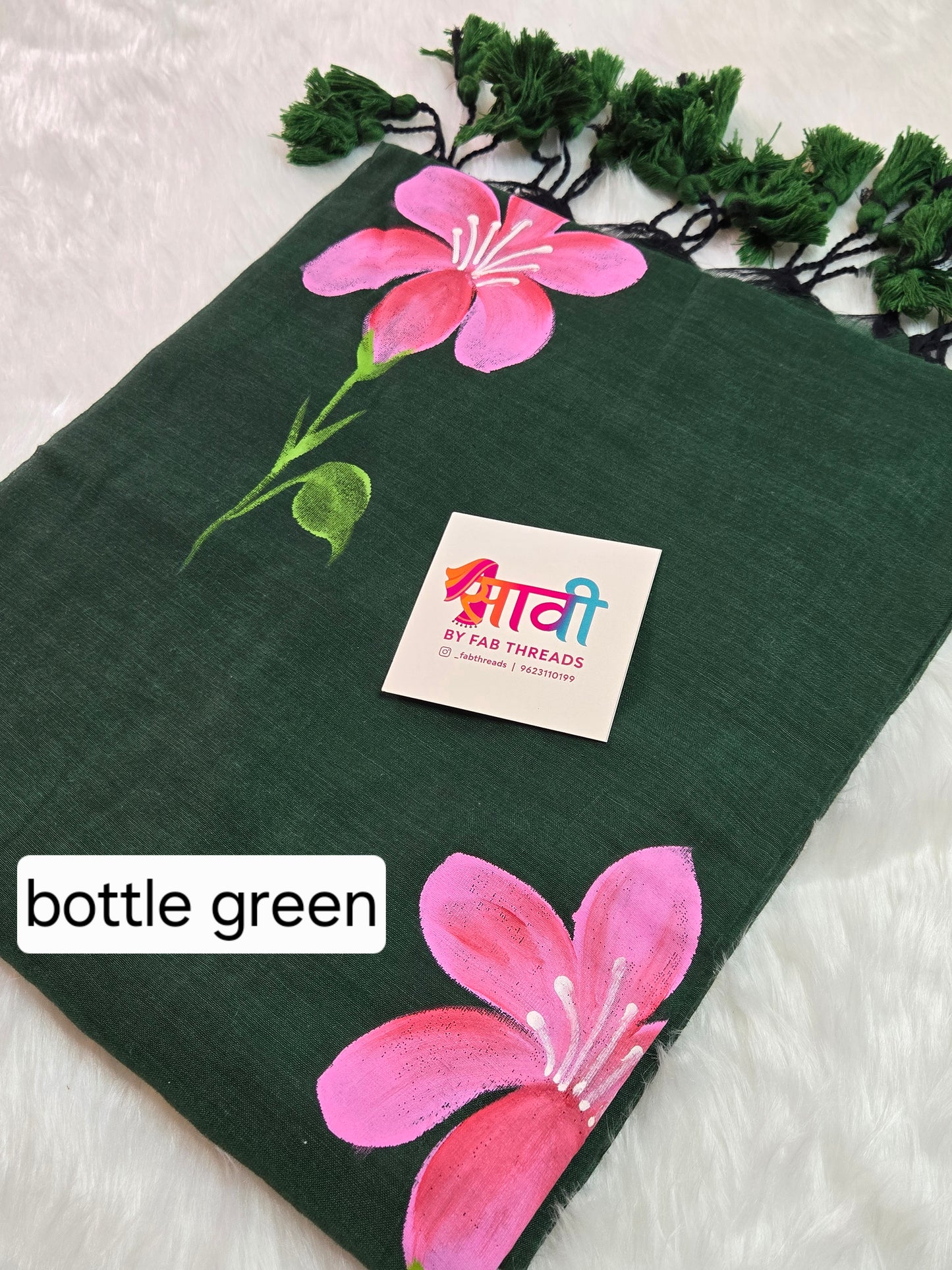 Lily Hand Painted Saree