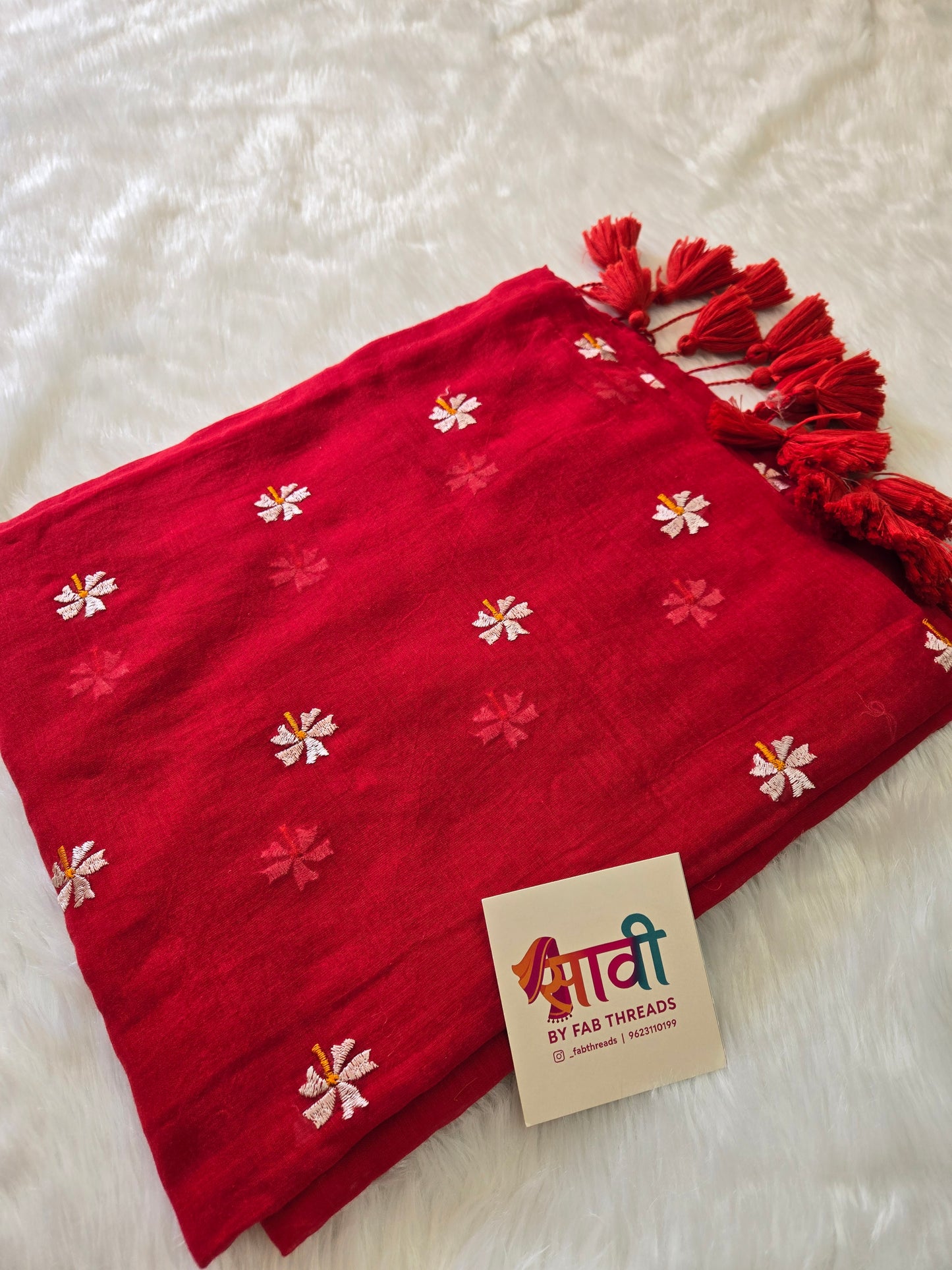 Prajakta Embroidered Saree