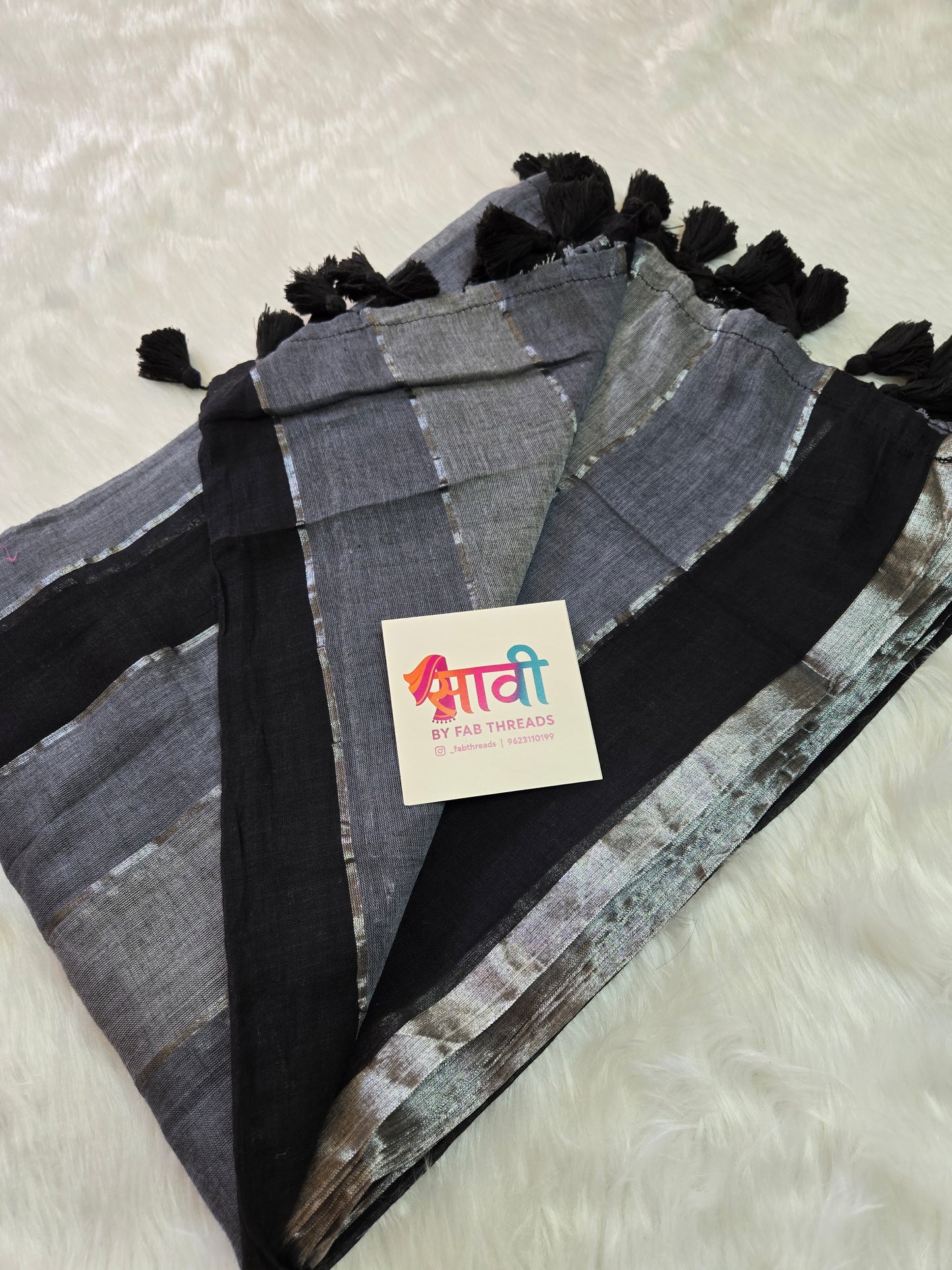 Rainbow Mul Cotton Saree