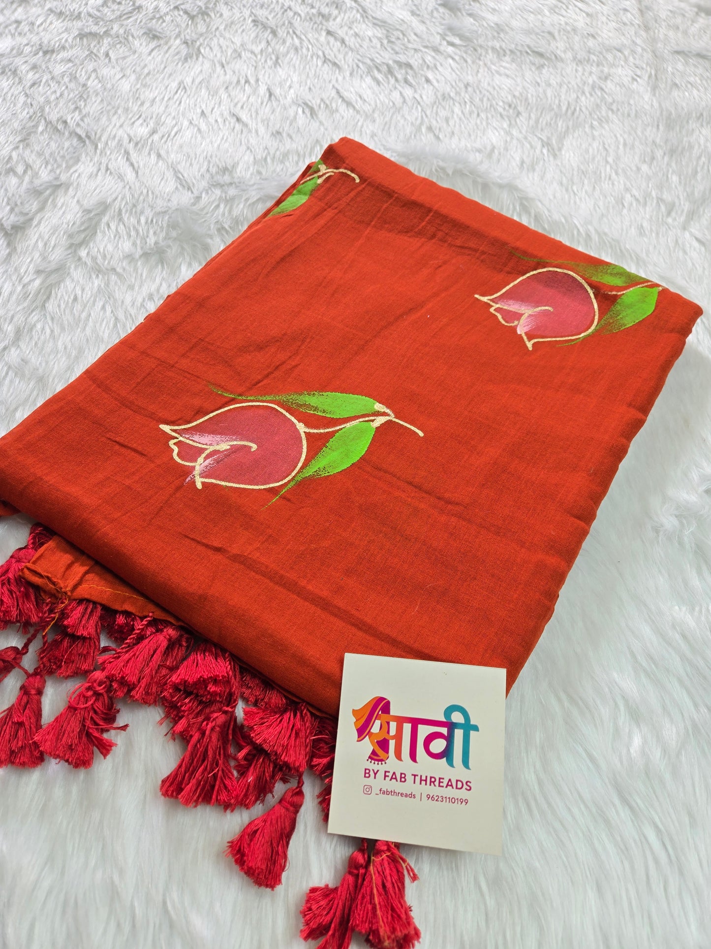 Gulaboo Mul Cotton Saree