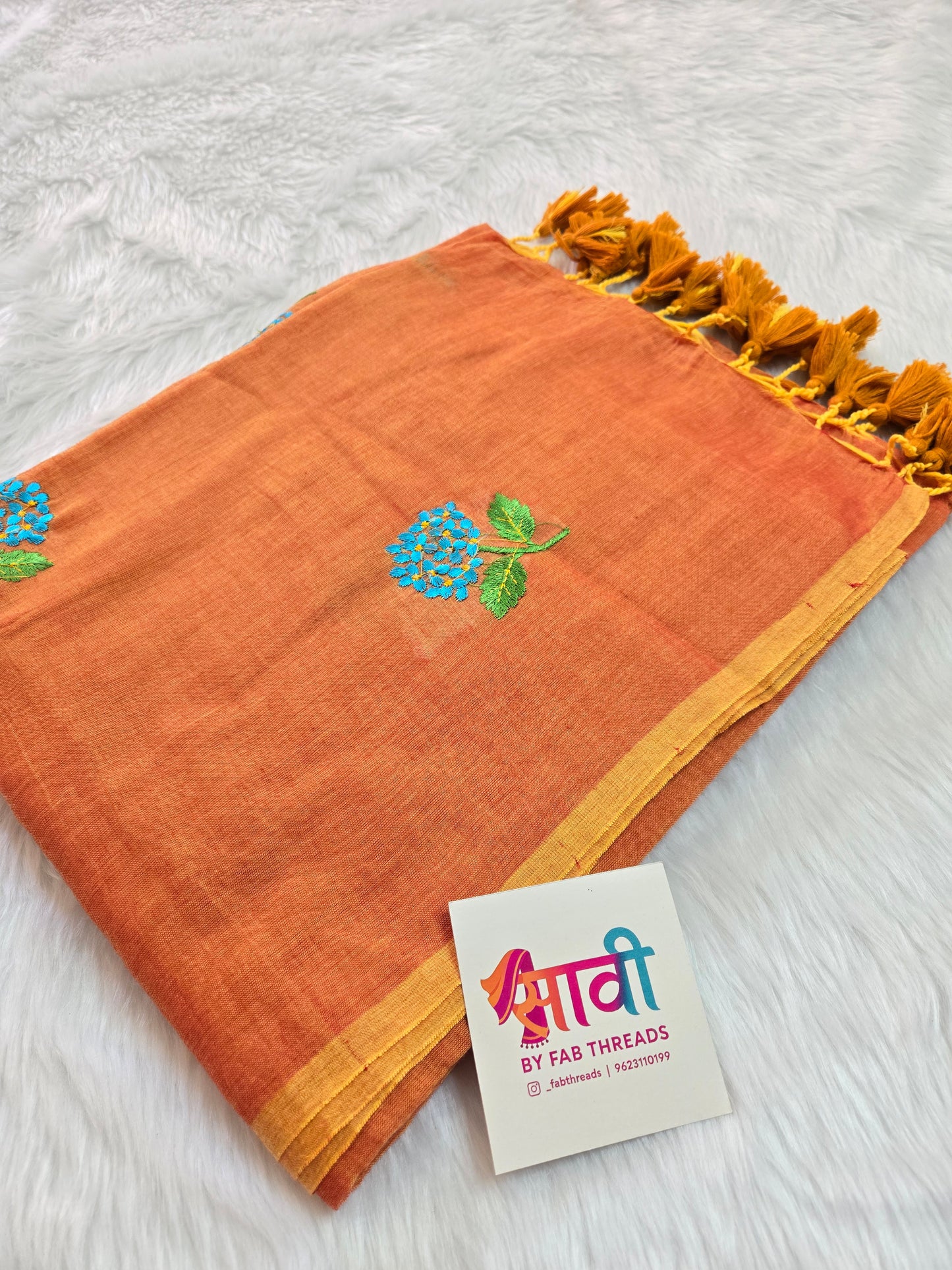 Guldastaan Mul Cotton Saree