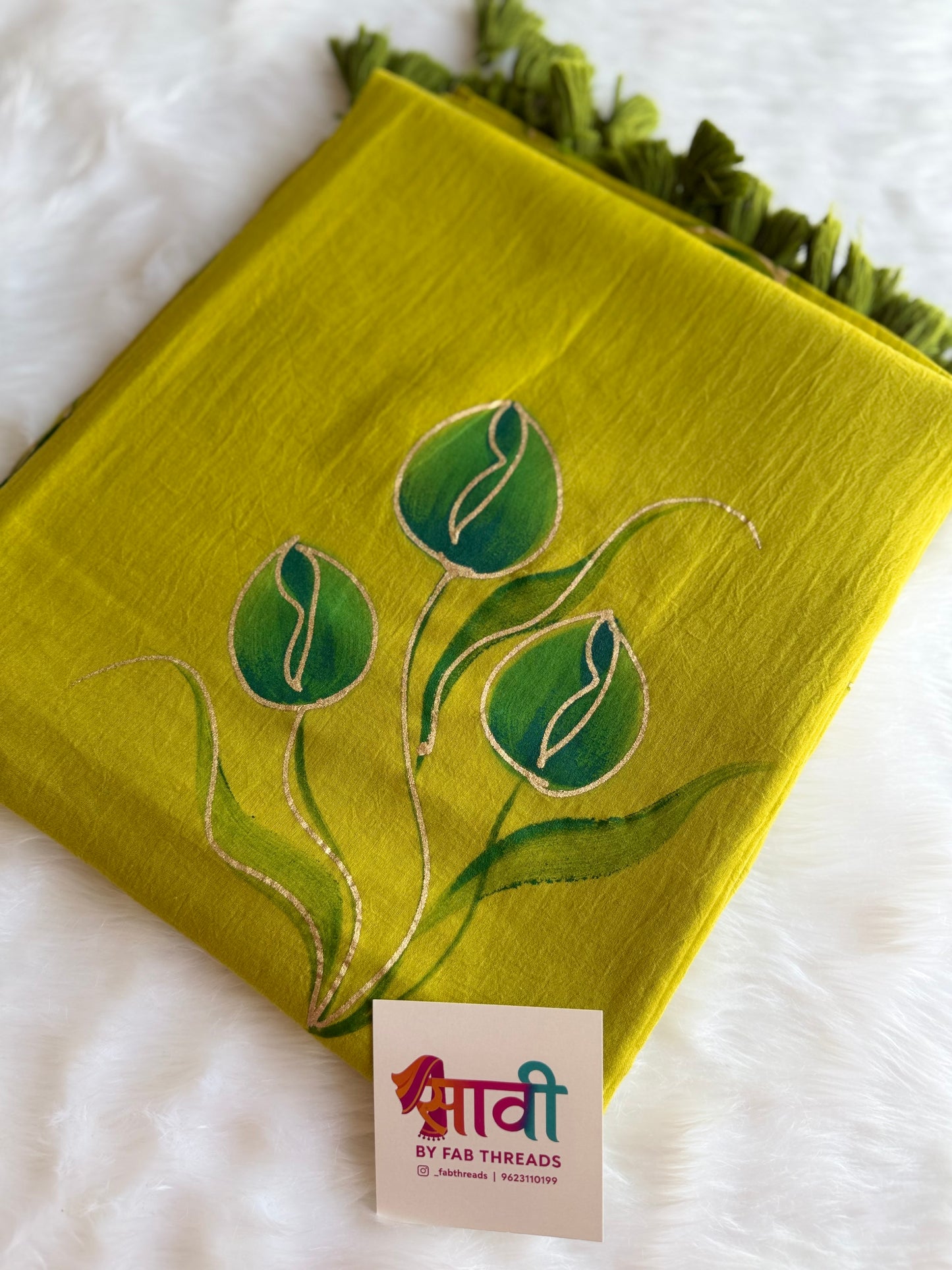 Tulip Trails Mul Cotton Saree