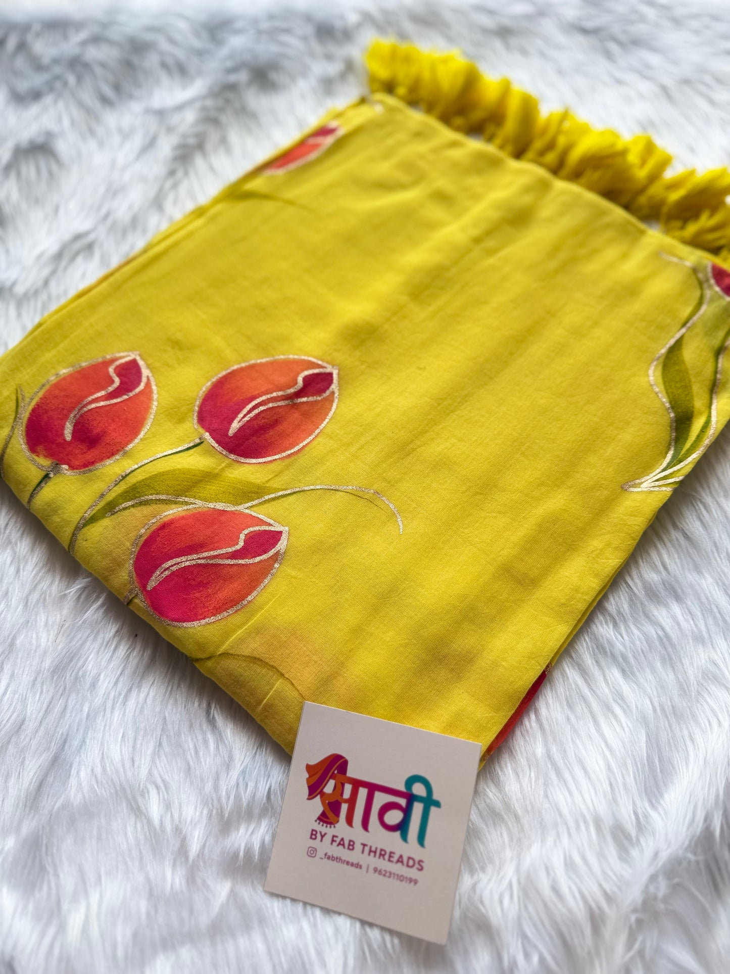 Tulip Trails Mul Cotton Saree