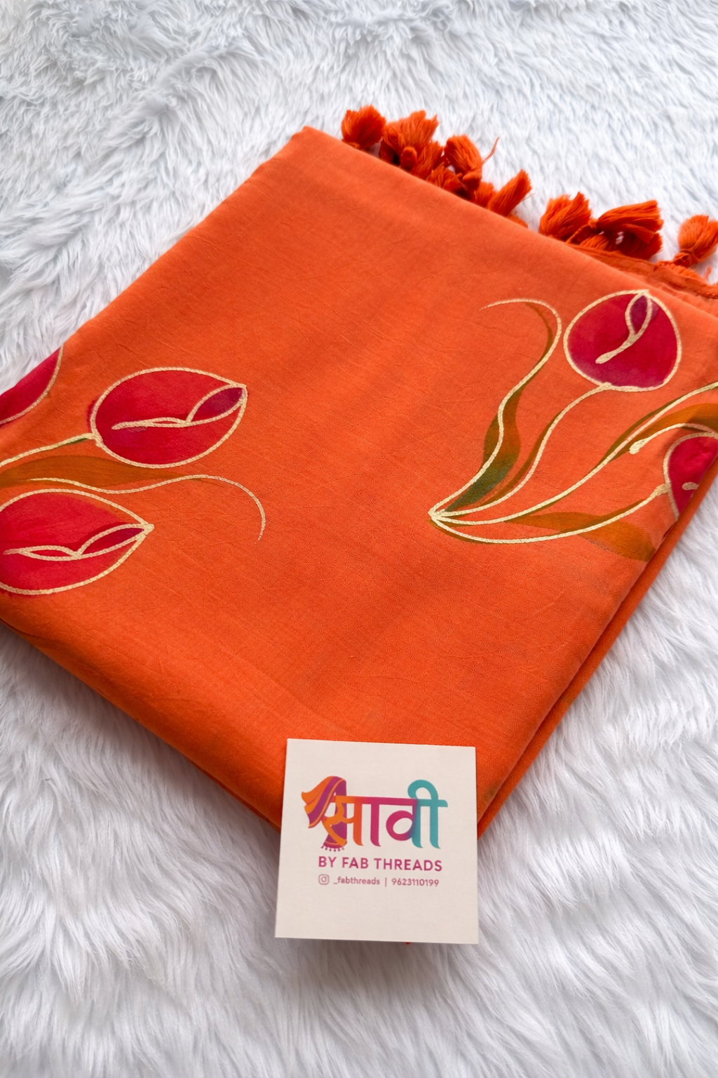 Tulip Trails Mul Cotton Saree
