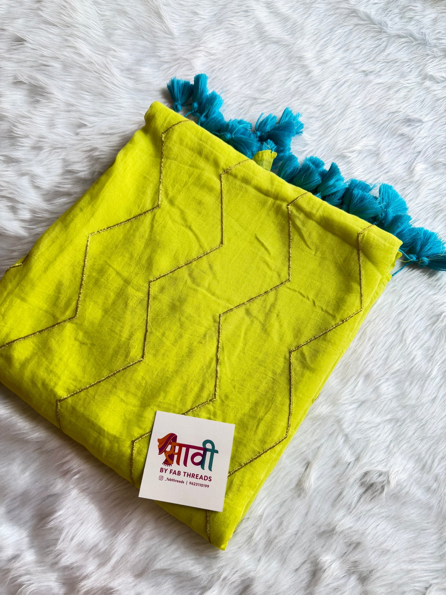 Zig Zag Zari Saree