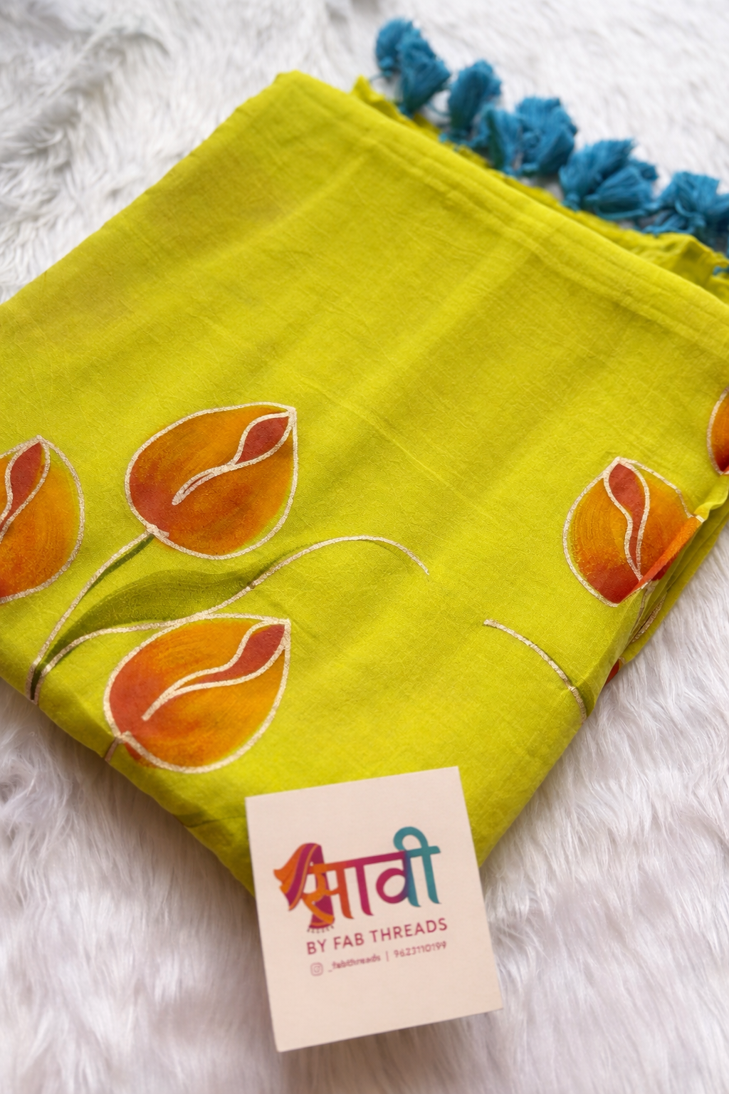 Tulip Trails Mul Cotton Saree