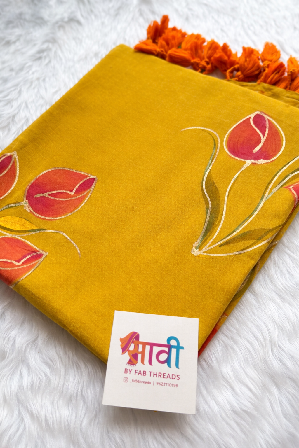 Tulip Trails Mul Cotton Saree