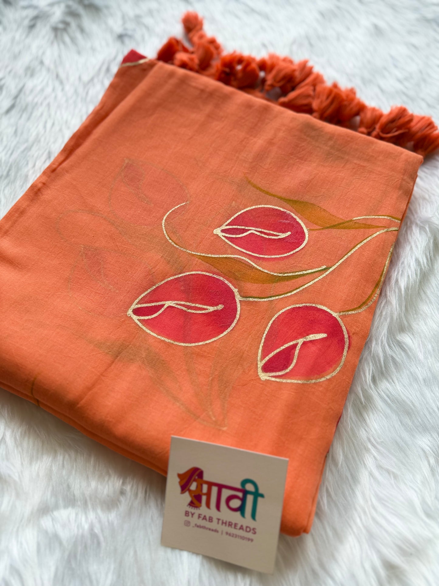 Tulip Trails Mul Cotton Saree