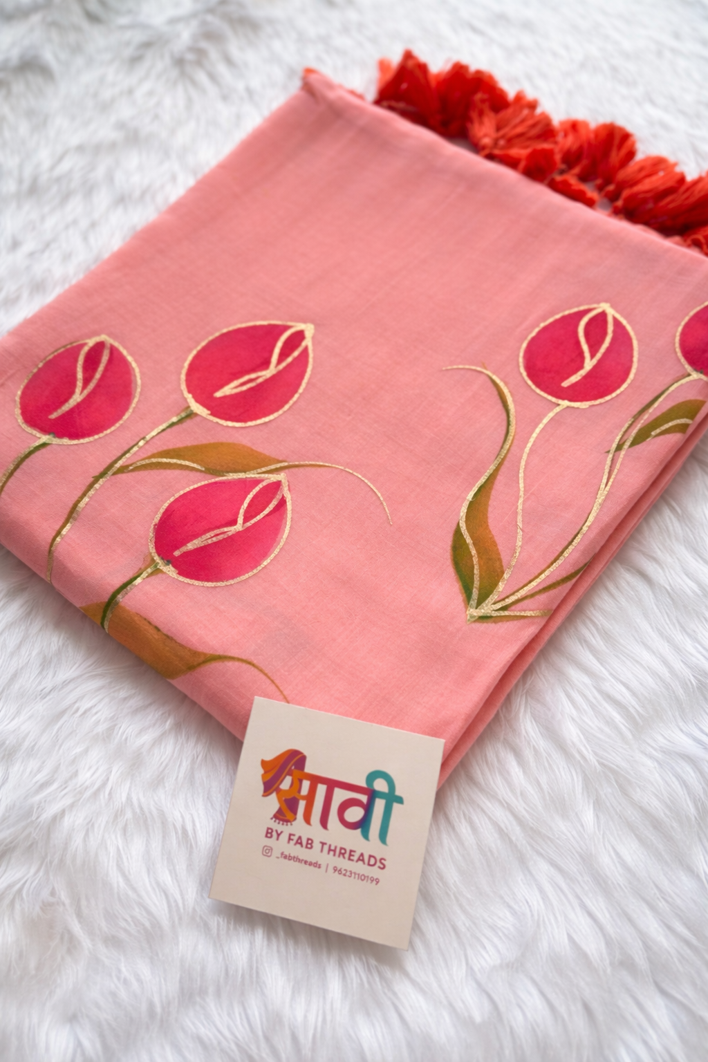 Tulip Trails Mul Cotton Saree